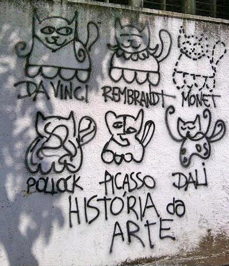 La historia del arte en un graffiti   Paperblog