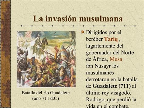 La invasión musulmana y la Reconquista  España   Península ...