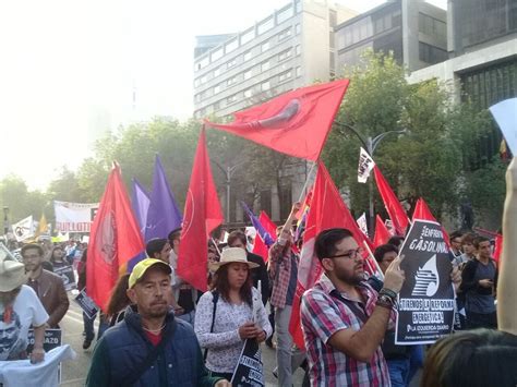 La Izquierda Diario en la marcha contra el gasolinazo