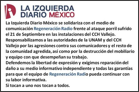 La Izquierda Diario México se solidariza con Regeneración ...
