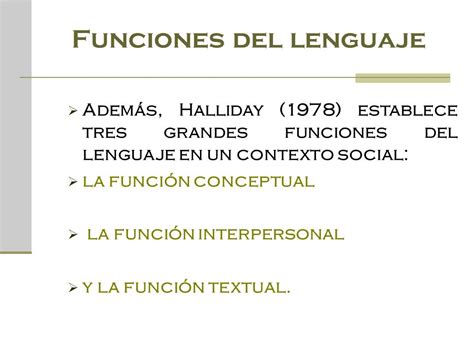 La lingüística sistémico funcional de Michael Halliday ...