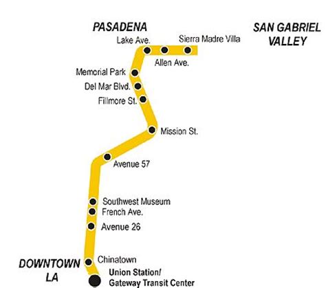 La Metro Gold Line Map | Metro Map