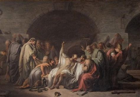La mort de Socrate by Jean Pierre Saint Ours on artnet