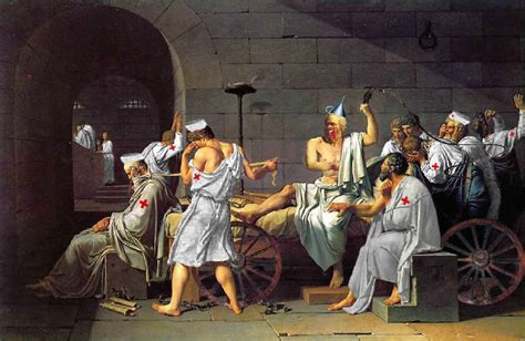 La mort de Socrate – Jacques Louis David 1787   Photo de ...