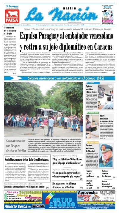 La Nación  Táchira    05 de Julio 2012