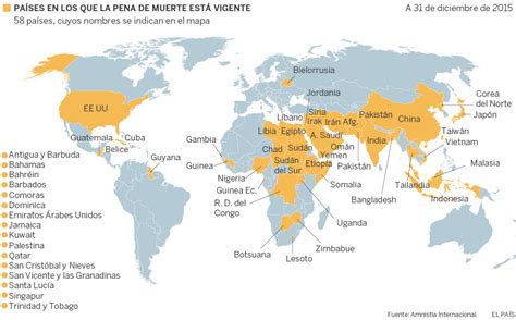 La pena de muerte aún se aplica en 58 países ...