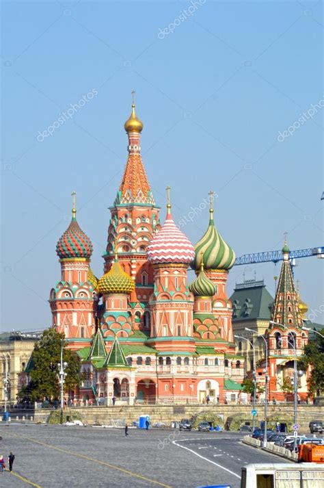 La Plaza Roja de Moscú Kremlin, Catedral de San Basilio ...