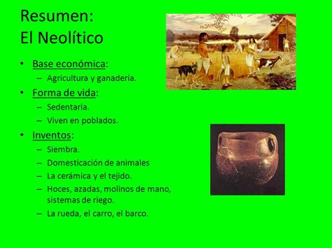 La Prehistoria Parte Segunda El Neolítico.   ppt video ...