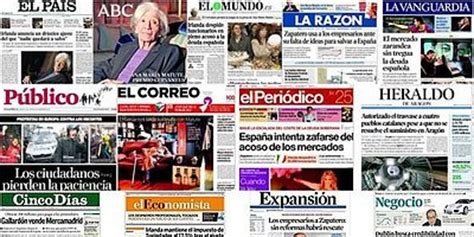 La prensa escrita de capa caída en España  y en el Mundo ...