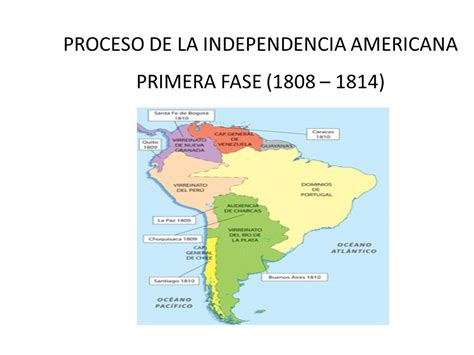 : la primera fase de la independencia sudamericana:   ppt ...