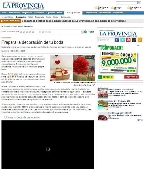 La provincia, diario de las Palmas  20 03 14