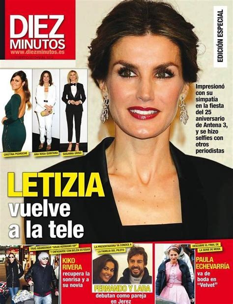 La Reina Letizia, protagonista en la portada de Diez Minutos