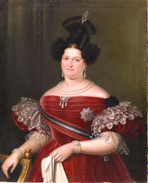 La reina María Cristina de Borbón Dos Sicilias ...
