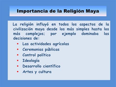La religión de los mayas