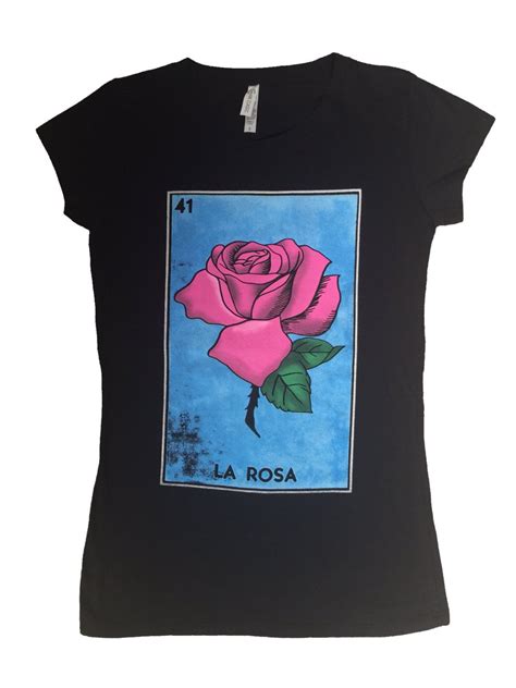 La Rosa Mexican Loteria Cards Women s T Shirt