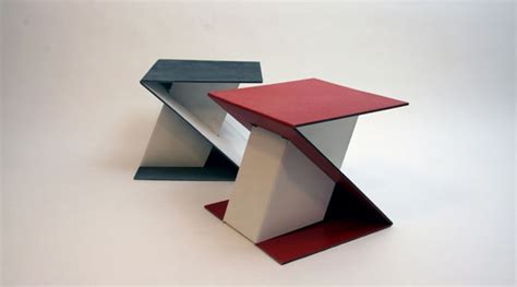 La silla Z tabure: Interiorismo   Mobiliario de cartón