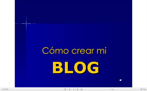 La situación en el país es importante!: Como crear blog