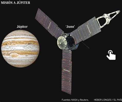 La sonda espacial ‘Juno’ llega a Júpiter tras cinco años ...