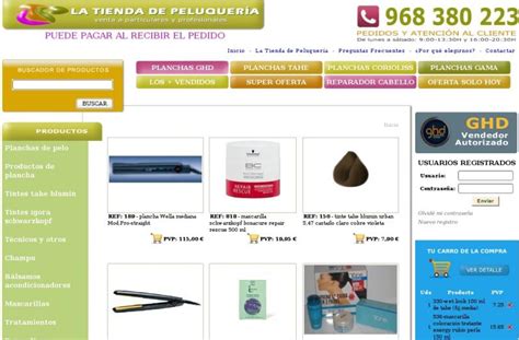 La Tienda de Peluquería | Web Empresarial | II Premios Web ...