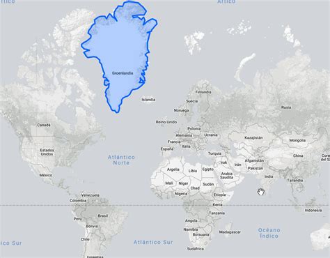 La Tierra deja de ser  plana  en Google Maps y Groenlandia ...