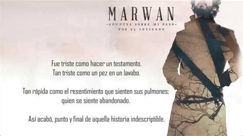 La triste historia de tu cuerpo sobre el mío   Marwan ...