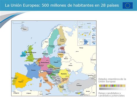 La Unión Europea: 500 millones de habitantes en 28 países ...