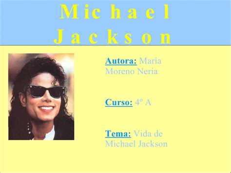 La vida de Michael Jackson