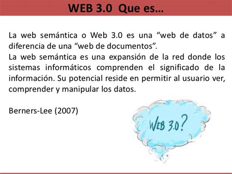 La Web 3.0 y la Educación