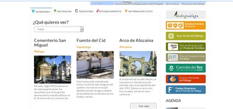 La web de Turismo de la Diputación de Málaga apuesta por ...