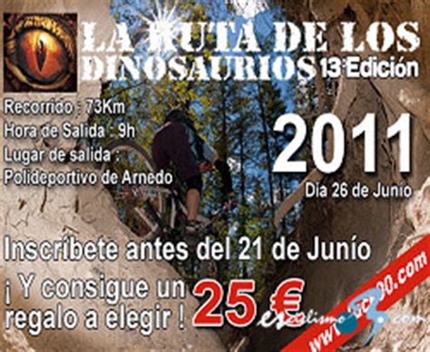 La XIII Ruta de los Dinosaurios, el 26 de junio en Arnedo ...