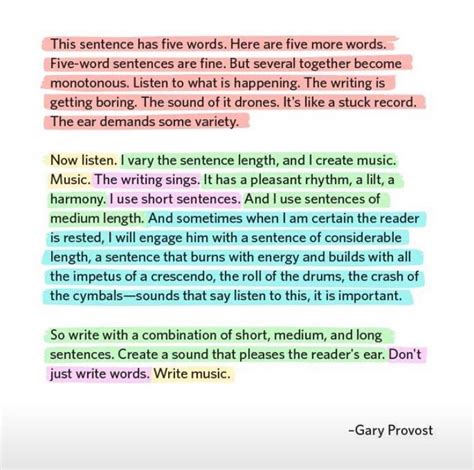 Labor English Zone: Write music, by Gary Provost