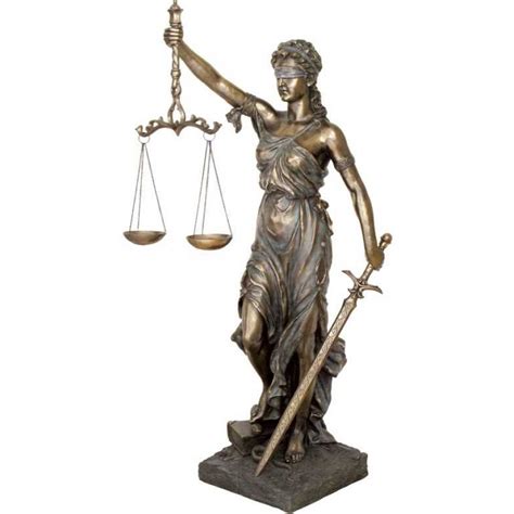 Lady Justice Life Size Bronze Resin Goddess Statue 6 Feet ...