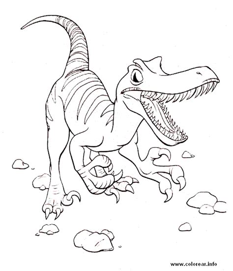 LAMINAS PARA COLOREAR   COLORING PAGES: Dinosaurios para ...
