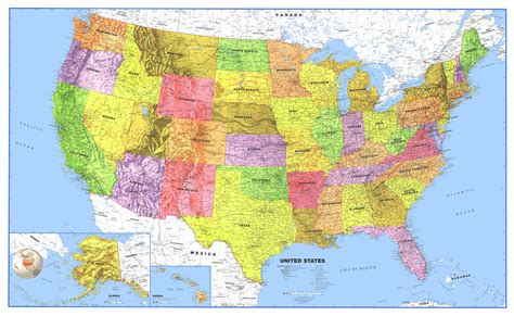 Laminated Maps Of The United States