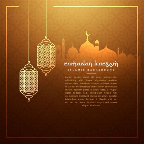 Lámparas que cuelgan del festival ramadan con la silueta ...