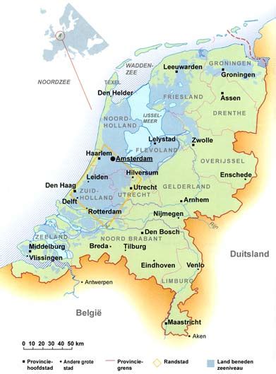 Landkaart Nederland >> Vind hier een landkaart
