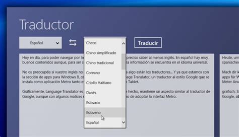 Language Translator, el mejor traductor para Windows 8 y RT
