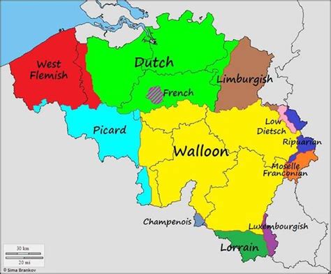 Languages of Belgium | I Be Linguist: Isoglosses and Maps ...