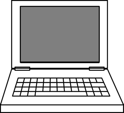 Laptop Clip Art at Clker.com   vector clip art online ...
