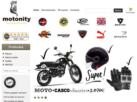 Las 10 mejores tiendas de producto de moto en Internet ...