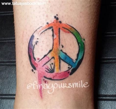 Las 25+ mejores ideas sobre Tatuajes con signo de la paz ...