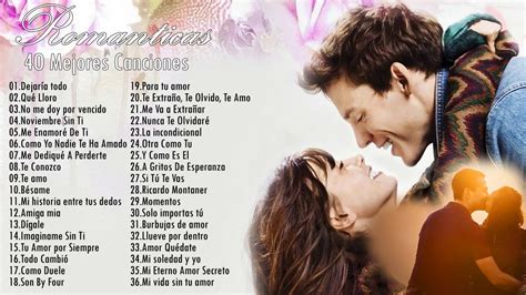 Las 4O mejores canciones románticas masculinas en español ...