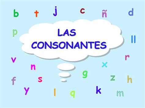 Las consonantes y sus características | mundonets