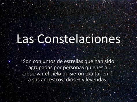 Las constelaciones