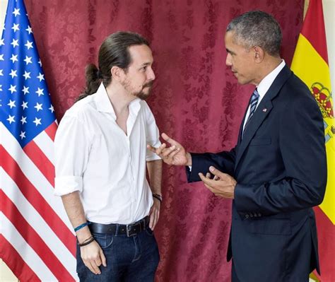 Las fotos de Barack Obama con Pedro Sánchez, Pablo ...