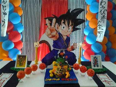 Las mejores Fiestas infantiles de Goku con ideas para ...