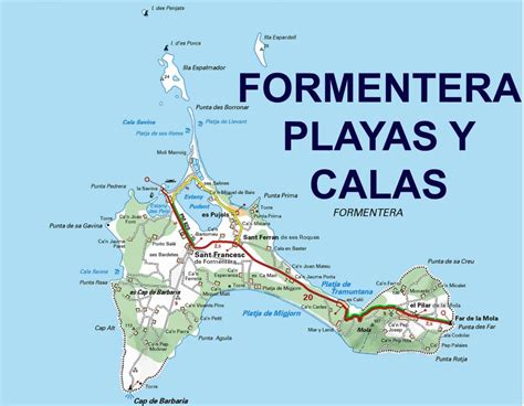 Las mejores playas de Formentera y calas con mapa