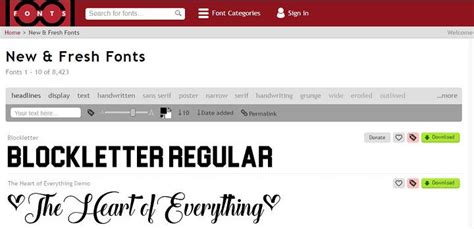 Las mejores webs para descargar fuentes y tipos de letras