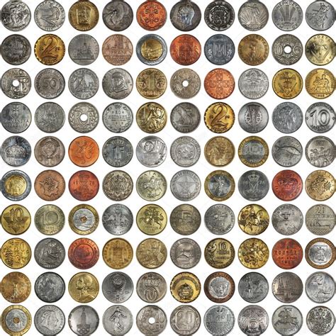 Las monedas de los países europeos — Foto de stock ...