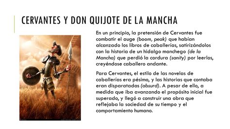 Las Novelas de Caballería y Don Quijote de la Mancha   ppt ...